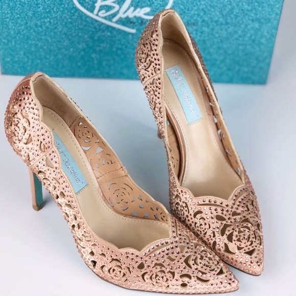 Betsey Johnson Shoes - {Blue by Betsey Johnson} Elsa Heels• Size 6.5